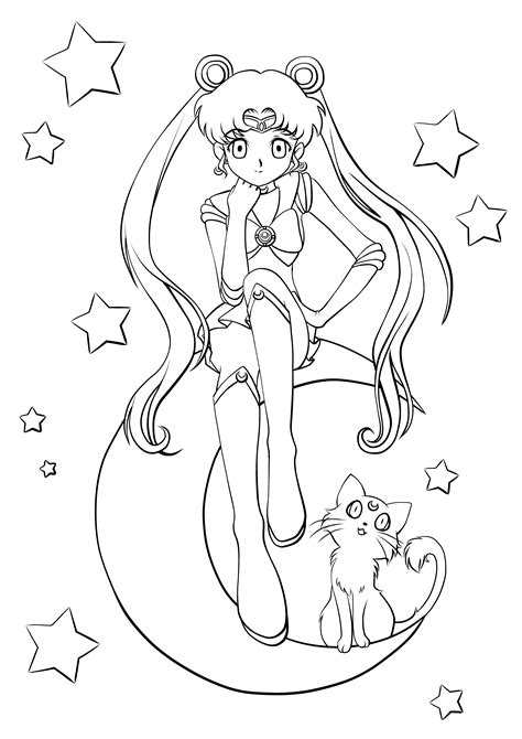 Sailor Moon Lineart By Cheila On Deviantart