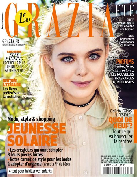 Elle Fanning For Grazia Magazine France August 2017 Hawtcelebs