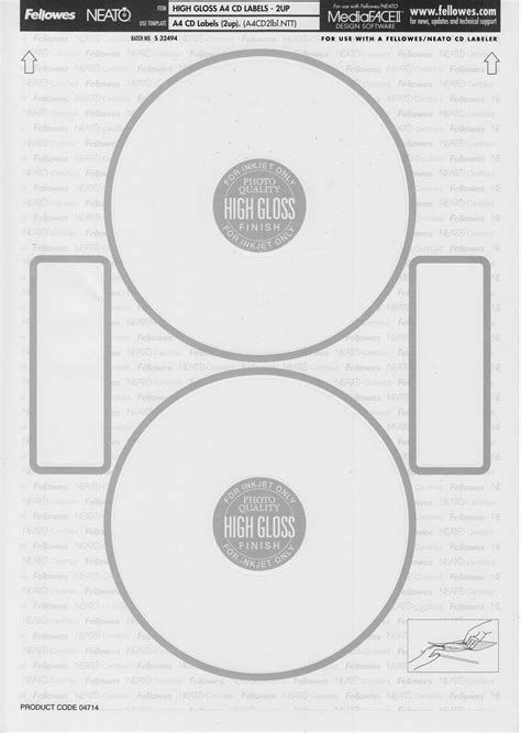 Free Neato Cd Label Template Printable Templates