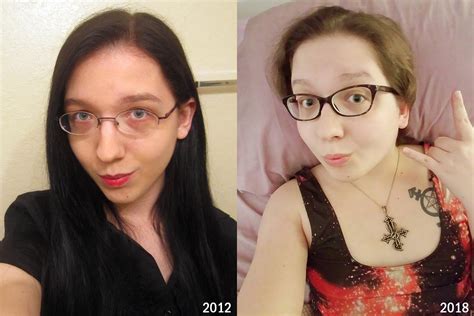 MTF, 29 - Before and after 6 years HRT. I can't believe how much my ...