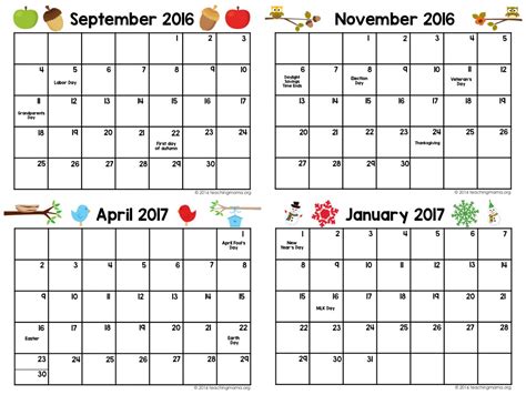 Preschool Calendar Printables Free Letter Templates