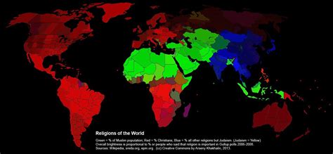 World Religious Map