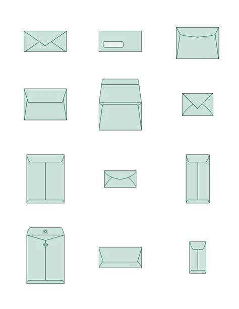 Envelope Styles And Shapes Diy Mail Paper Envelopes Paper Crafts