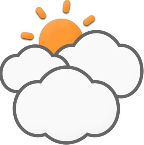 Mostly Cloudy Cloud Clipart Full Size Clipart 98303 Pinclipart