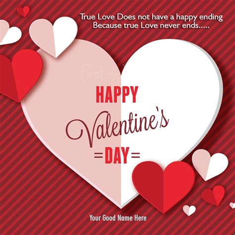 Check out these romantic valentine's day quotes and sayings to help you write a heartfelt card for your significant other. True Love Valentines Day gift Quote Greetings | First Wishes
