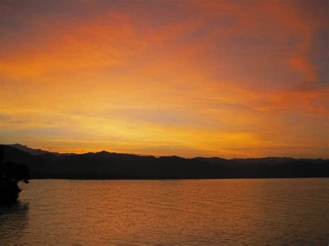 Lake kivu is one of the african great lakes. Lake Kivu At Sunrise Free Stock Photo - Public Domain Pictures