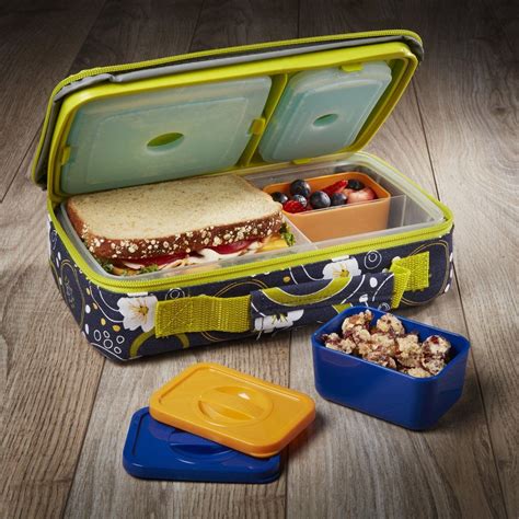 Bento Lunch Kit With Insulated Carry Bag Lunch Kit 21 Day Fix Meal