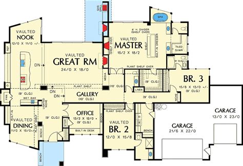 single story contemporary house plan 69402am architectural designs house plans