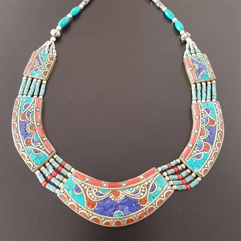 vintage nepalese necklace — jewellery accessories occidentally in love nepalese necklace