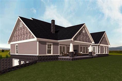 One Story Exclusive New American House Plan 77615fb Architectural