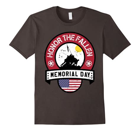 Honor The Fallen Memorial Day Clothing T Shirt Memorial Wear Cd Canditee