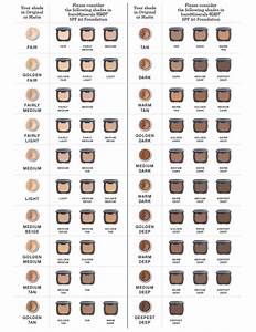 Bare Minerals Ready Foundation Color Chart Bare Minerals Makeup