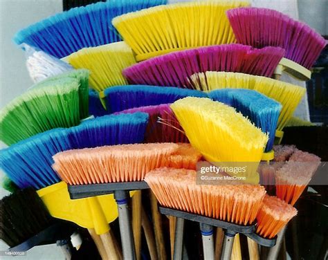 Colorful Brooms High Res Stock Photo Getty Images