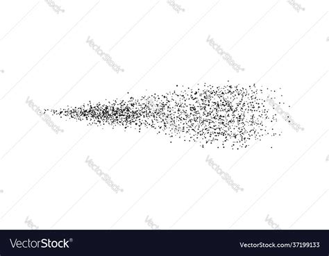 Spray Mist Isolated On White Royalty Free Vector Image