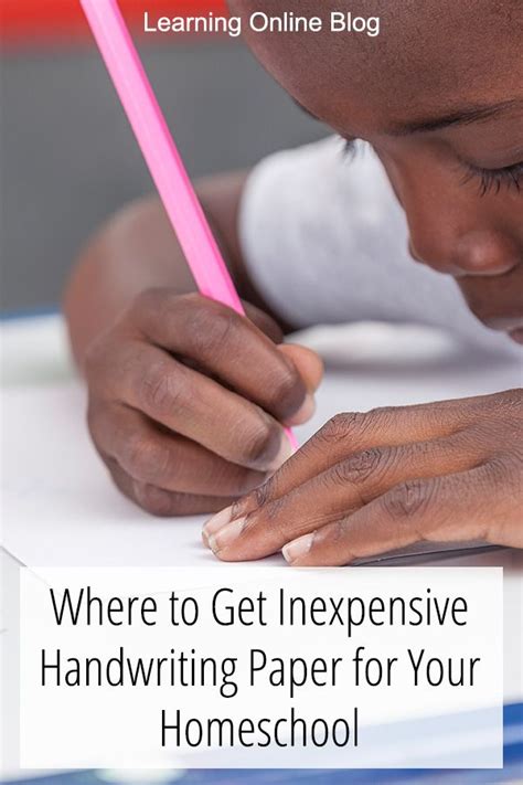 Where To Get Inexpensive Handwriting Paper For Your Homeschool