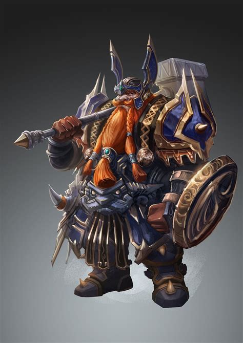 Dwarf Warrior Liv Sinno Fantasy Dwarf Fantasy Concept Art Warcraft Art