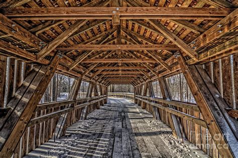 Inside A Covered Bridge Photograph By Michael Shake Fine Art America