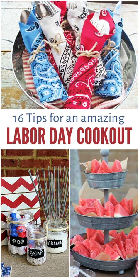 Make a 3d stars banner / garland and hang it for labor day decor. 16 Labor Day Cookout Ideas to End the Summer with a Bang
