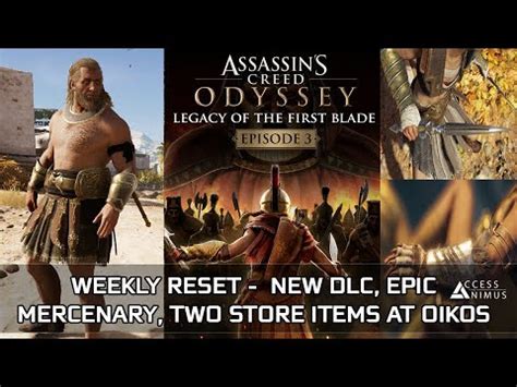 Assassin S Creed Odyssey March Week Reset New Dlc Epic Mercenary