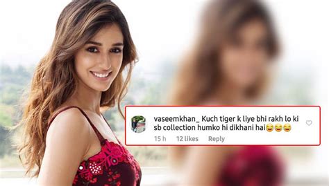 disha patani trolled mercilessly for her red lingerie pic troll says leave something for