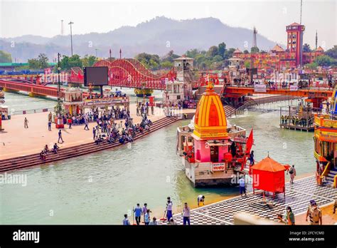 Har Ki Pauri Haridwar Stock Photo Alamy