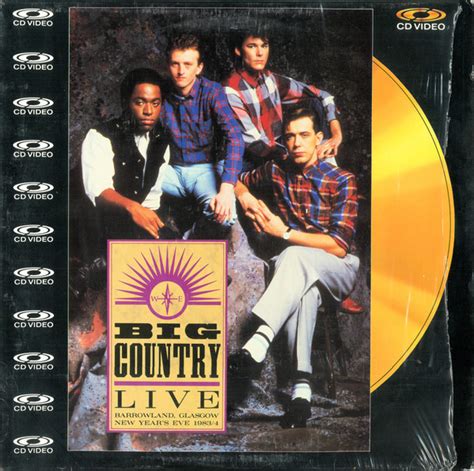 Big Country Live 1988 Cdv Discogs