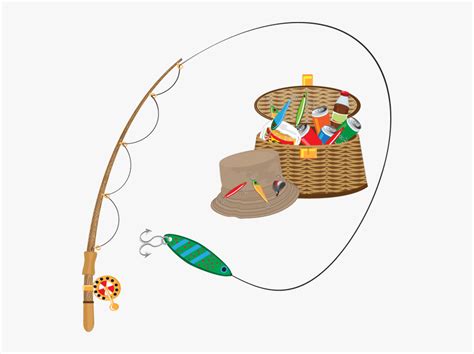 Fishing Supplies Clipart Clip Art Fishing Gear Hd Png Download Kindpng