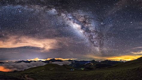 Beautiful Milky Way Galaxy Wallpaper 배경 사진 배경화면