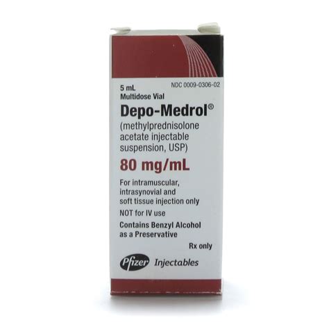 Depo Medrol Methylprednisolone Acetate Mcguff Medical Products