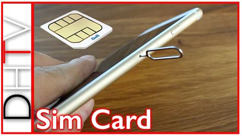 Without the sim card, the iphone shows no sim in the top right area where the at&t service bar usually is. How To Insert/Remove Sim Card From iPhone 6s and iPhone 6s Plus - YouTube