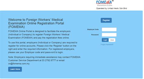 Fomema is the concession company appointed by the malaysian government to carry out the medical results conducted by doctors and laboratories to malaysia's immigration department. Employers can pay Fomema fees online - HR in ASIA