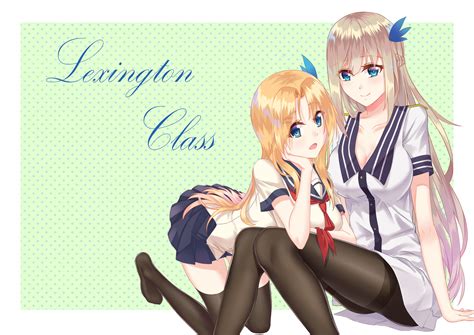 Lexington And Saratoga Warship Girls R Drawn By 5plus Danbooru