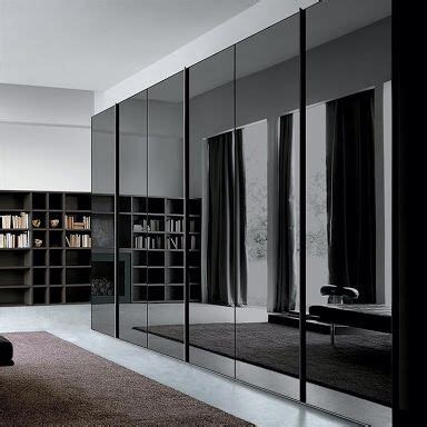 Save up to 60% on fitted sliding wardrobe doors! Black smoke grey glass mirror wardrobe | Wardrobe door ...