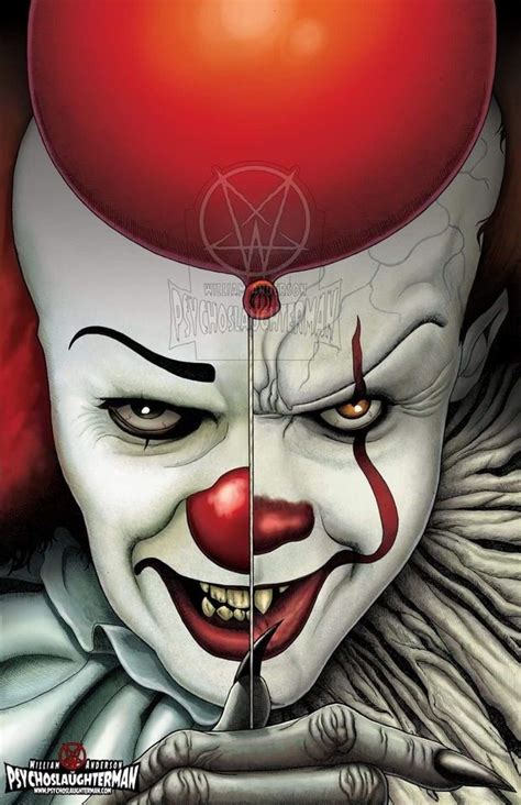 Pin By William James On Pennywise It Clown Horror Horror Artwork