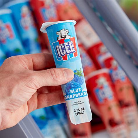 Icee Cherry And Blue Raspberry Freeze Tube Variety Pack 3 Fl Oz 30case