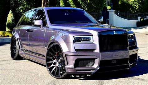 Purple Rolls Royce Cullinan On Custom Forgiato Wheels