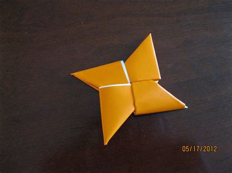 How To Make An Origami Ninja Star 5 Steps Instructables