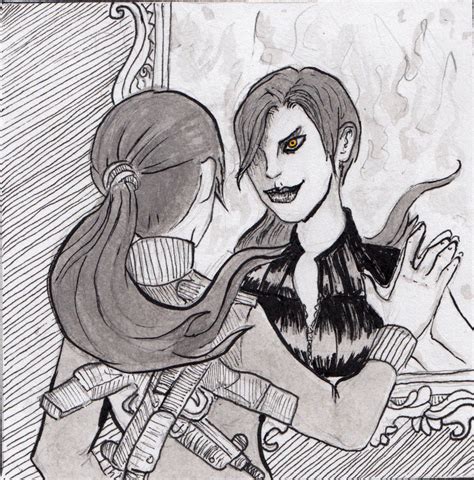 Tomb Raider On Twitter Croft Faces Down Her Shadow In Inktober Day