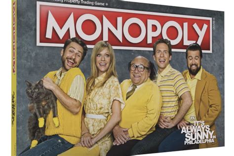 Its Always Sunny In Philadelphia Gets A Monopoly Board Game