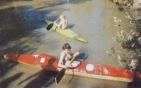 Vintage Naturist Kayaking Rnudekayaking