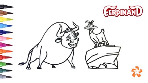 Ferdinand The Bull Coloring Pages Make A Coloring Book With Bull