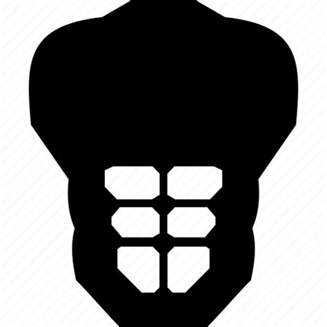 Abdominal Abs Muscle Pack Six Icon