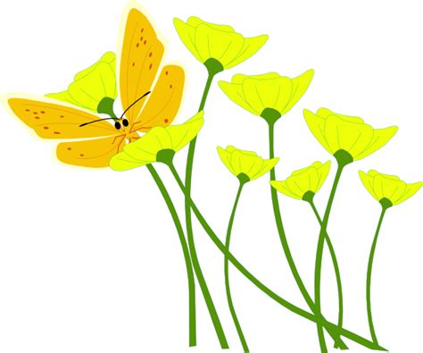 Find & download free graphic resources for yellow flower. Yellow Flowers Clip Art at Clker.com - vector clip art ...
