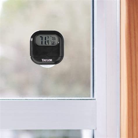 Digital Indoor And Outdoor Thermometer With Suction Cup 1700 Taylor