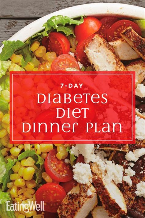 7 Day Diabetes Diet Dinner Plan Healthy Diabetic Meal Plan Diabetic