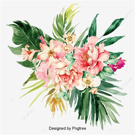 Bohemia Watercolor Flower Png Transparent Clipart Image And Psd File