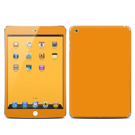 Apple Ipad Mini Skin Solid State Orange By Solid Colors Decalgirl