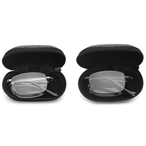 Doubletake Reading Glasses 2 Pairs Readers With Belt Loop Zip Case 1 75 Pricepulse