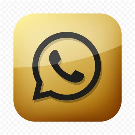HD Whatsapp Luxury Black Gold Square Icon PNG Gold And Black