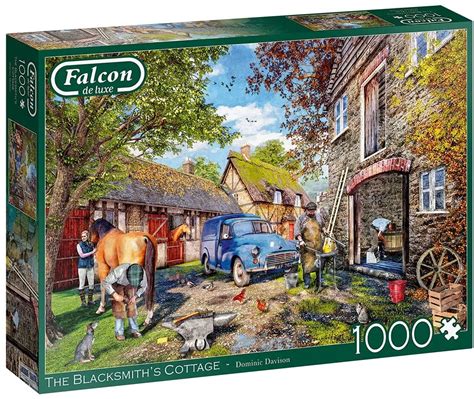 Falcon Deluxe The Blacksmiths Cottage Jigsaw Puzzle 1000 Pieces Pdk